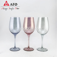 Spray Color Wine Glass Wine Set di vetro